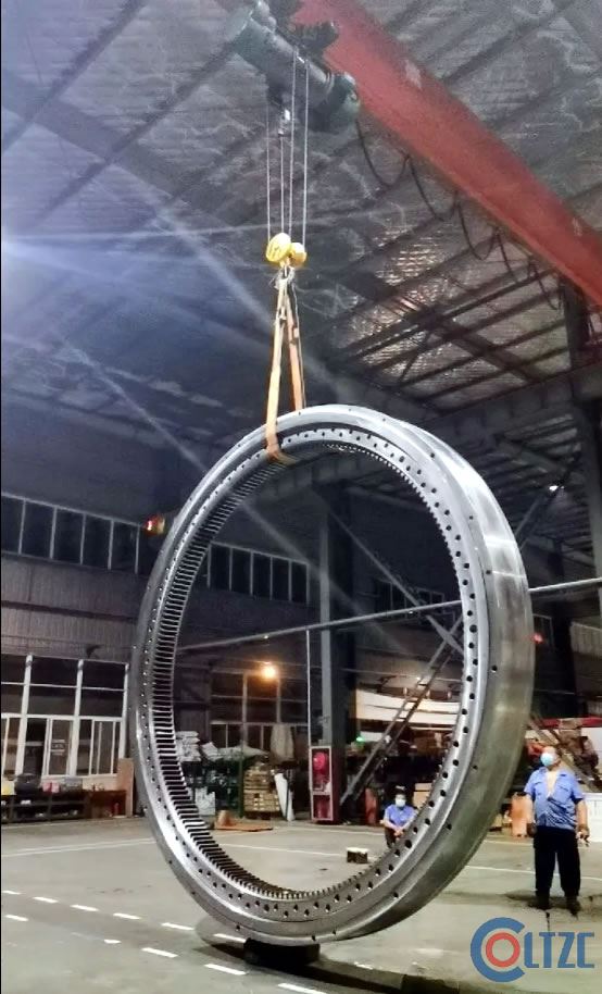 W8800×H5500矩形顶管机轴承及刀盘座整装顺利通过客户验收