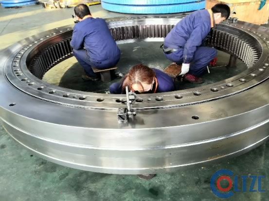 W8800×H5500矩形顶管机轴承及刀盘座整装顺利通过客户验收